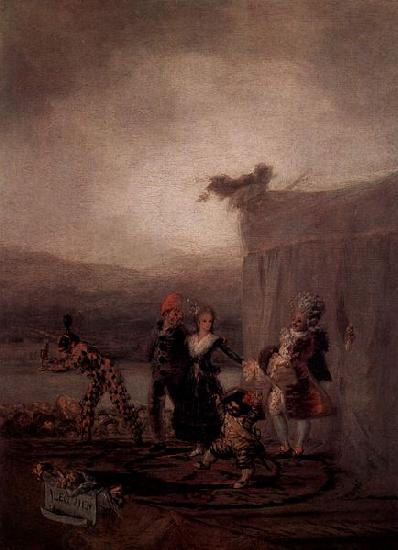 Francisco de Goya Wanderkomodianten oil painting picture